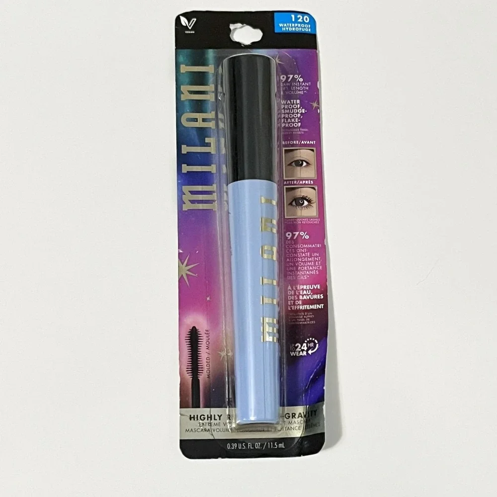 Milani Highly Rated Anti Gravity Mascara Lift Length Volume 120 Waterproof Black